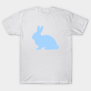 Bunny Rabbit Pattern in Blue T-Shirt